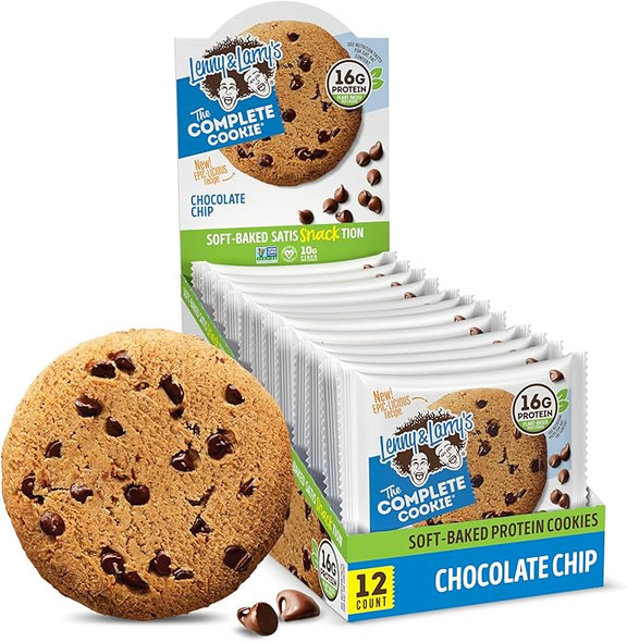 Lenny y Larry´S Complete Cookie 12 Cookies Chocolate Chip