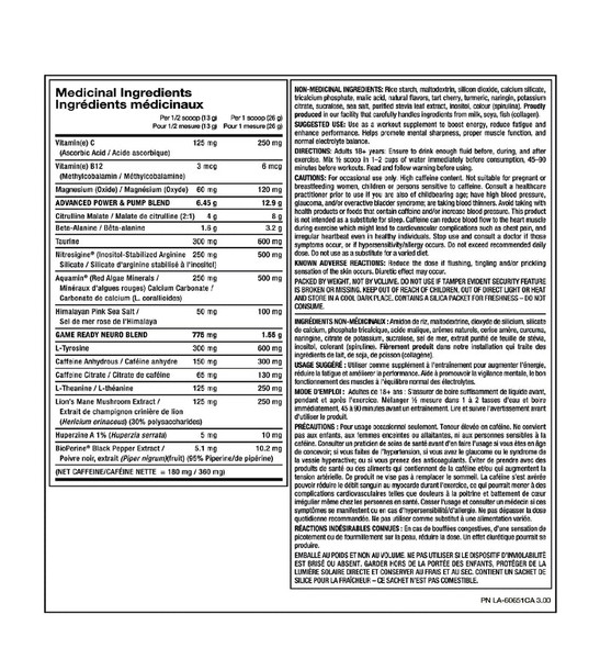 Pure Vita Labs Domin8 Pre - Entreno 20 Porciones Tropical Knock Out