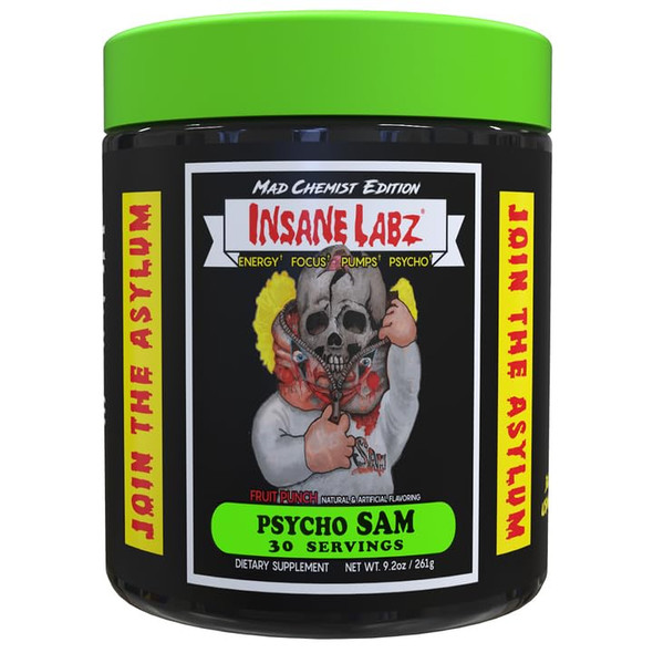 Insane Labz Insane Psycho Sam 30 Porciones Fruit Punch