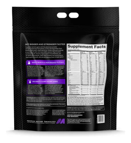 Muscle Tech Mass Tech 20 Libras Extreme 2000 Triple Chocolate Brownie