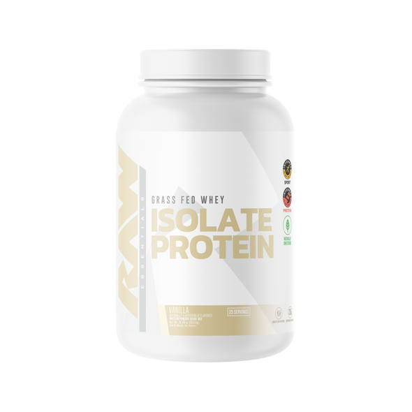 Raw Iso Protein 1 97 lb 25 Porciones Vainilla 20