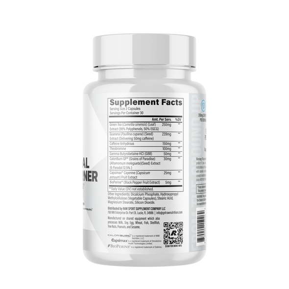 Raw Essential Quemador de Grasa Render