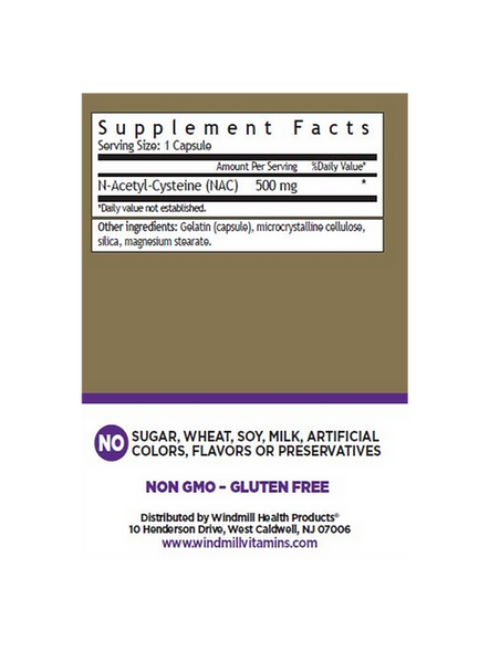 Whp Nac N Acetyl Cysteine 500Mg 100 Cápsulas