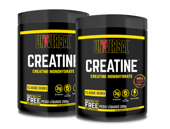 Universal Creatina Powder 200 Grs Paq de 2 Pzas