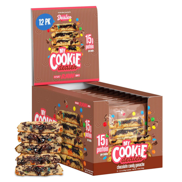 Raw My Cookie Dealer 113 g 12 Paquete Chocolate Candy Ganache
