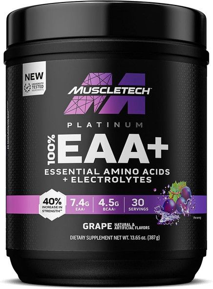 Muscle Tech Platinum EAA 30 Porciones Grape