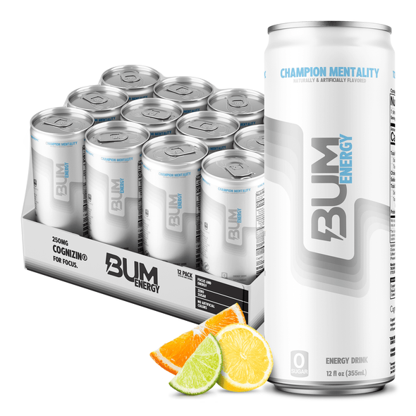 Raw Bum Energy Drink 12 Onzas 12 Champion