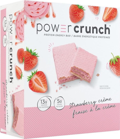 Power Crunch 12 Bar Strawberry Creme