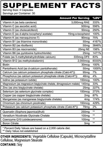 Panda Multi Vitamin 120 Cápsulas