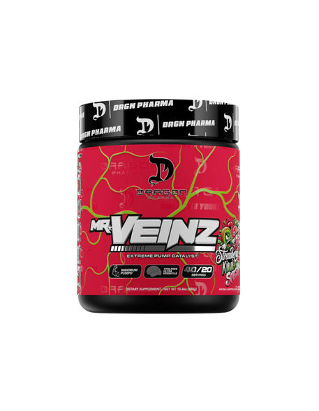Dragon Pharma Mr Veinz Estimulante sin 40 Porciones Strawberry Kiwi Smash