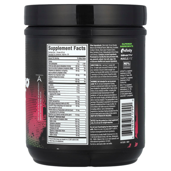 Muscle Tech Euphoriq Preworkout 20 Porciones Strawberry Kiwi