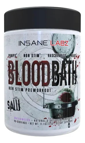 Insane Labz Saw Series Blood Bath Non Estimulante Pro 40 Porciones Watermelon