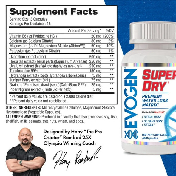 Evogen Super Dry 45 Cápsulas
