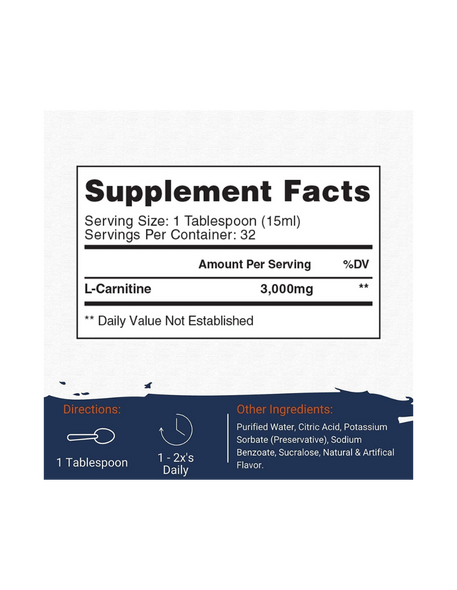 Gaspari Nutrition L Carnitine Liquid 3000 16 Onzas Tamarindo