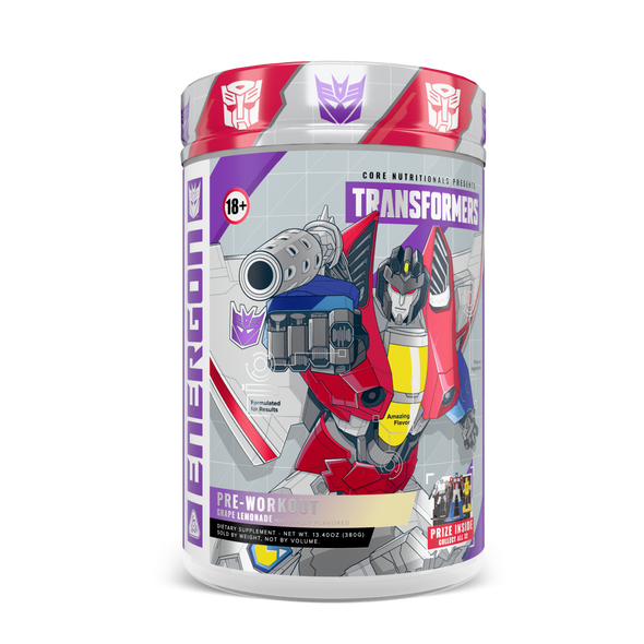 Core Nutritionals Energon Pre - Entreno 20 Porciones Starscream Grape Lemonade