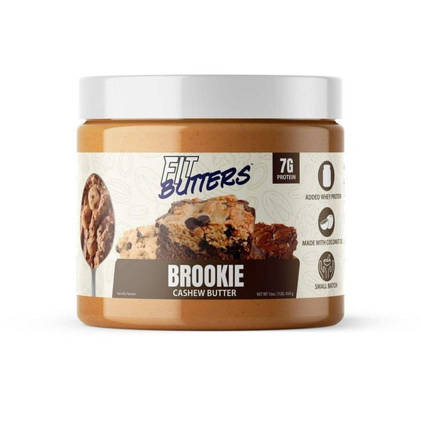 Fit Butters Brookie Cashew Butter 454 Grs