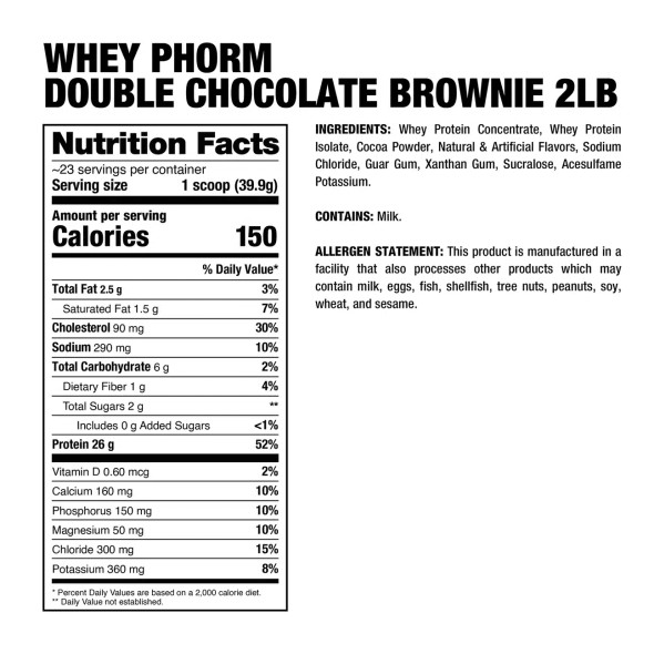 Dragon Pharma Wheyphorm 2 Libras Double Chocolate Brownie