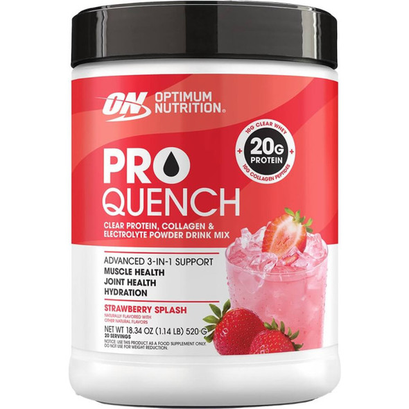 Optimum Nutrition Pro Quench 1 14 Libras Strawberry Splash