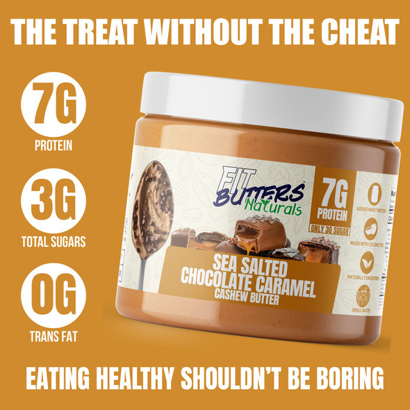 Fit Butters Naturals Sea Salted Chocolate Caramel 454 Grs