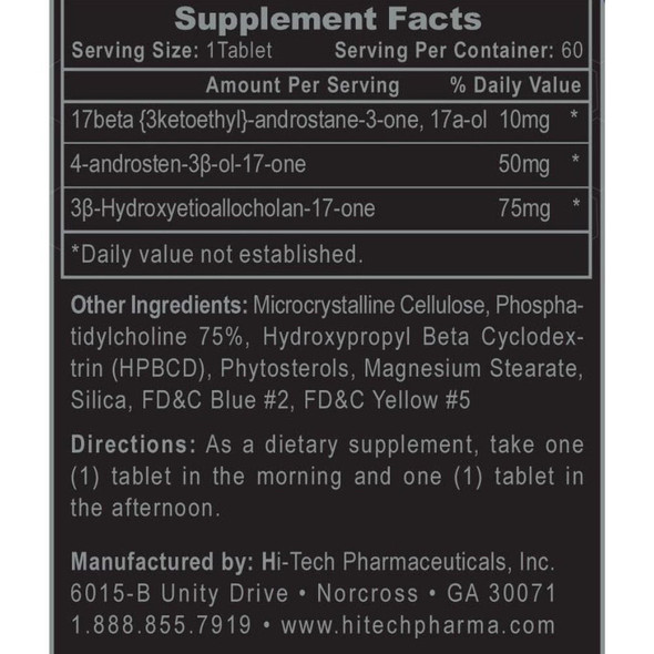 High Tech Pharma Halotestin 60 Unidades