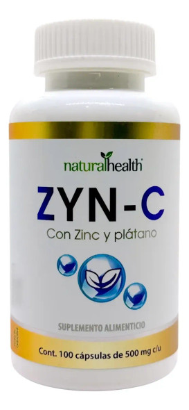 Natural Zyn C 500Mg 100 Cápsulas Linea Blanca