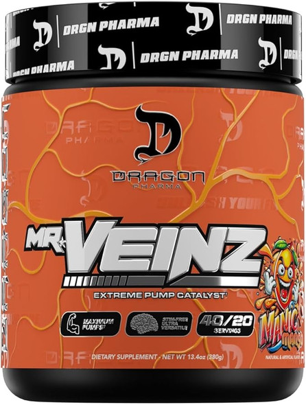 Dragon Pharma Venom Essential 30 Porciones Manic Mango