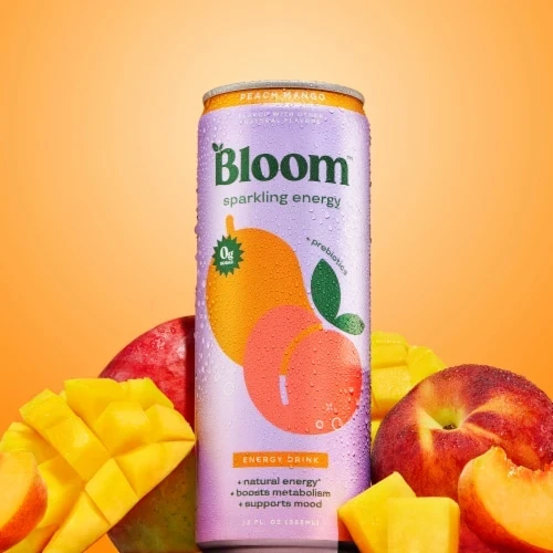 Bloom Sparkling Energy 12 Onzas 12Pk Peach Mango