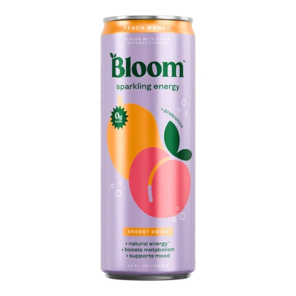 Bloom Sparkling Energy 12 Onzas 12Pk Peach Mango