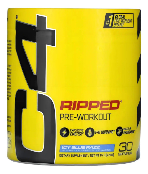 Cellucor C4 Ripped 30 Porciones Blue Razz