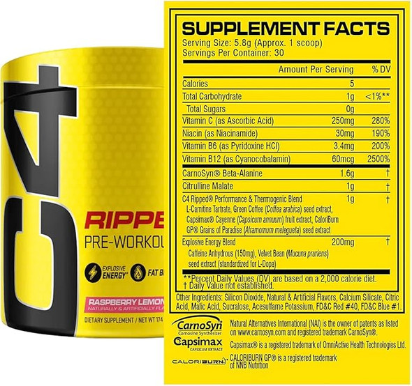 Cellucor C4 Ripped 30 Porciones Tropical Punch