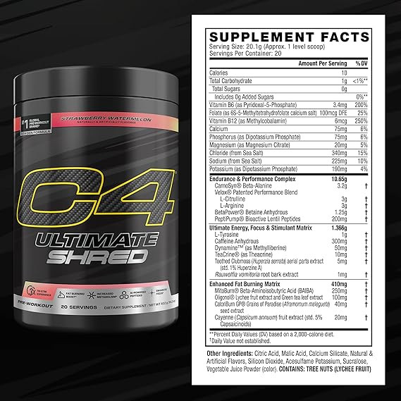 Cellucor C4 Ultimate 20 Porciones Strawberry Watermelon