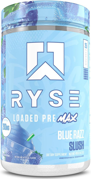 Ryse Loaded Pre Max 25 Porciones Blue Razz Slush