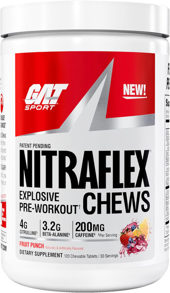 Gat Sport Sport Creatine Chews 30 Porciones Frut Punch