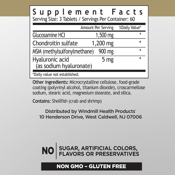 Whp Glucosamine Chondroitin 180 Tabletas