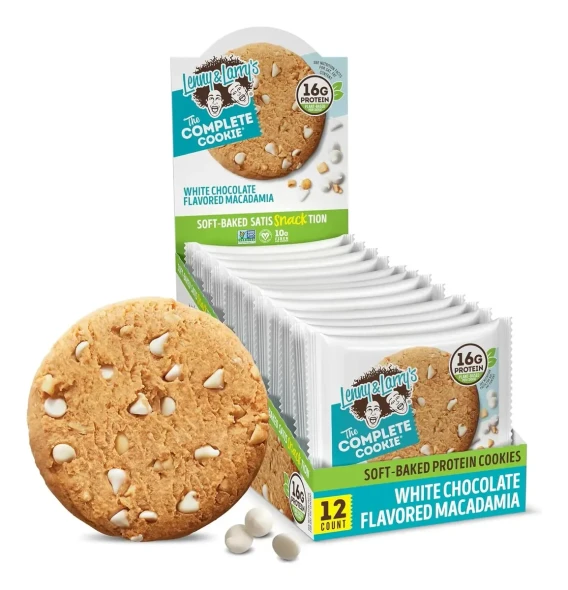 L Complete Cookie 12 Cookies White Choc Macademia