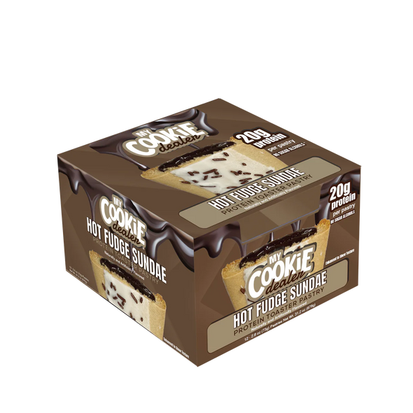 Raw My Cookie Toaster Pastry Frosted 12 Paquete Hot Fudge Sundae