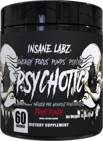 Insane Labz Psychotic Black 60 Porciones Fruit Punch