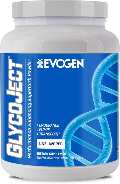 Evogen Glycoject 36 Porciones Blue Raspberry Blast