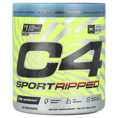 Cellucor C4 Sport Ripped 20 Porciones Artic Snow Cone