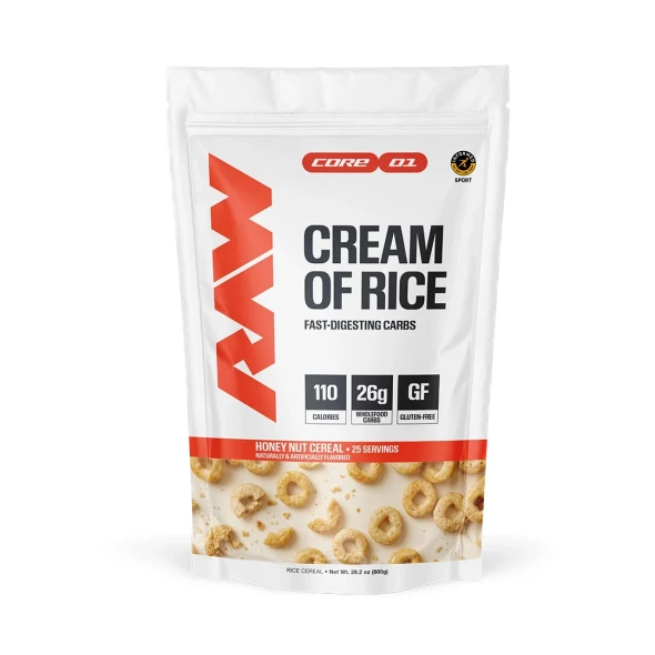 Raw Cream Of Rice 25 Porciones Honey Nut Cereal