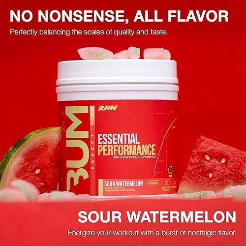 Raw Creatine Plus 30 Porciones Sour Watermelon