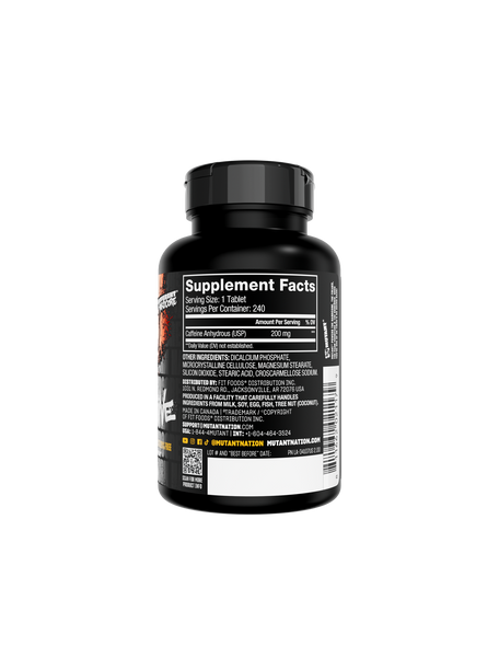 Mutant Cafeina 240 Tabletas