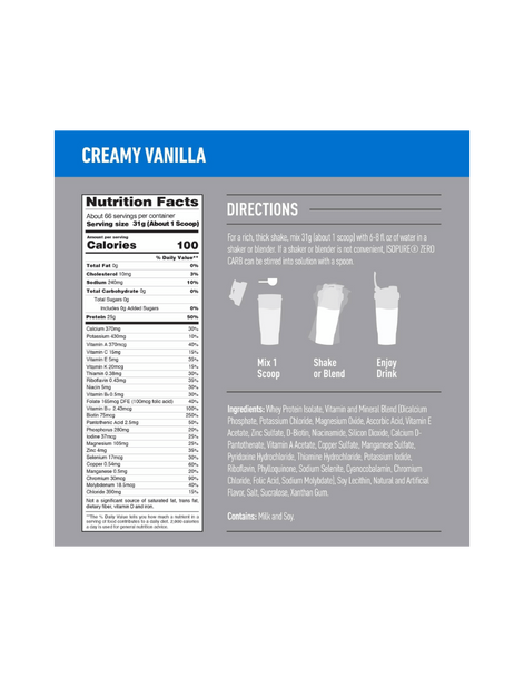 Nb Isopure Zero Carb 4 5 Libras Vainilla