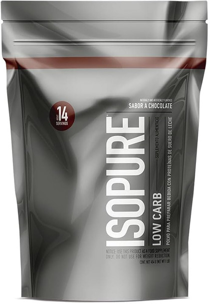 Nb Isopure Low Carb 1 lb 454 Grs Chocolate