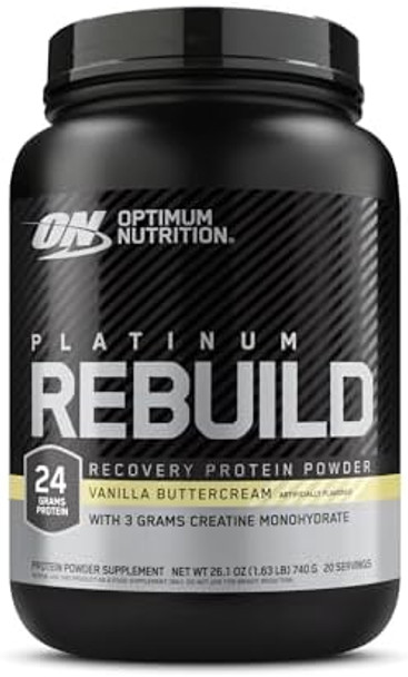 Optimum Nutrition Platinum Rebuild 1. 67 Libras Vainilla Buttercream