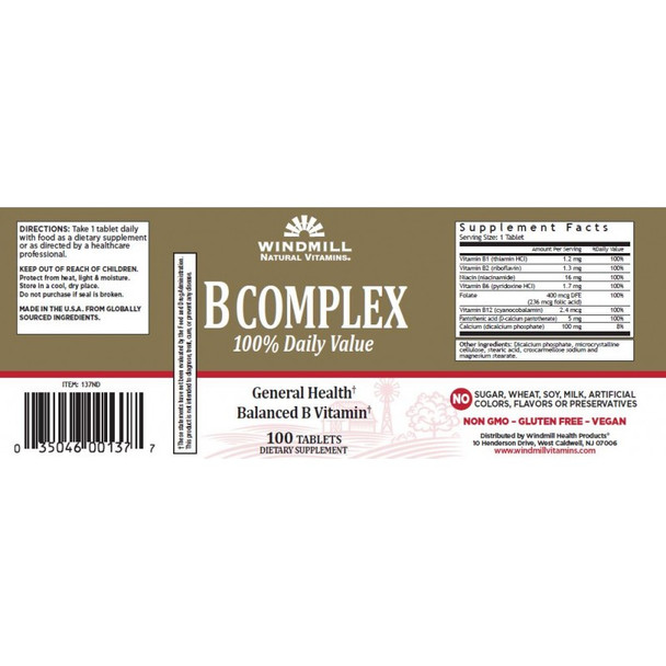 Whp B Complex 100 Cápsulas