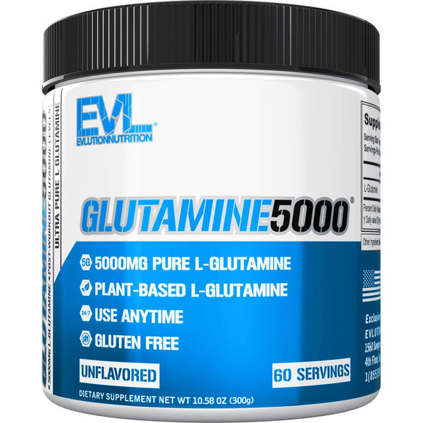 Evlution Nutrition Glutamine 5000 60 Porciones