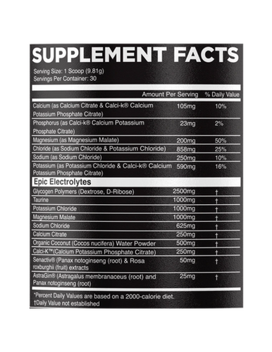 Nutrifitt Epic Electrolitos 30 Porciones Kiwi Strawberry