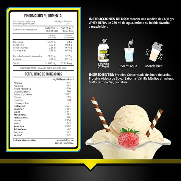 Bhp Whey Ultra 2 lb Vainilla