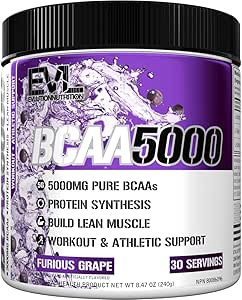 Evlution Nutrition BCAA 5000 30 Porciones Furious Grape